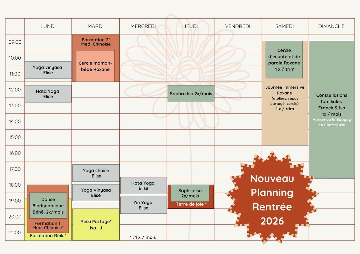 Planning rentrée 2026 - salle Maison Pâquerette - BELLIS PERENNIS-comp Planning rentrée 2026 - salle Maison Pâquerette - BELLIS PERENNIS